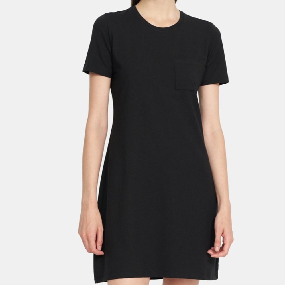 Theory T-Shirt Dress in Stretch Cotton